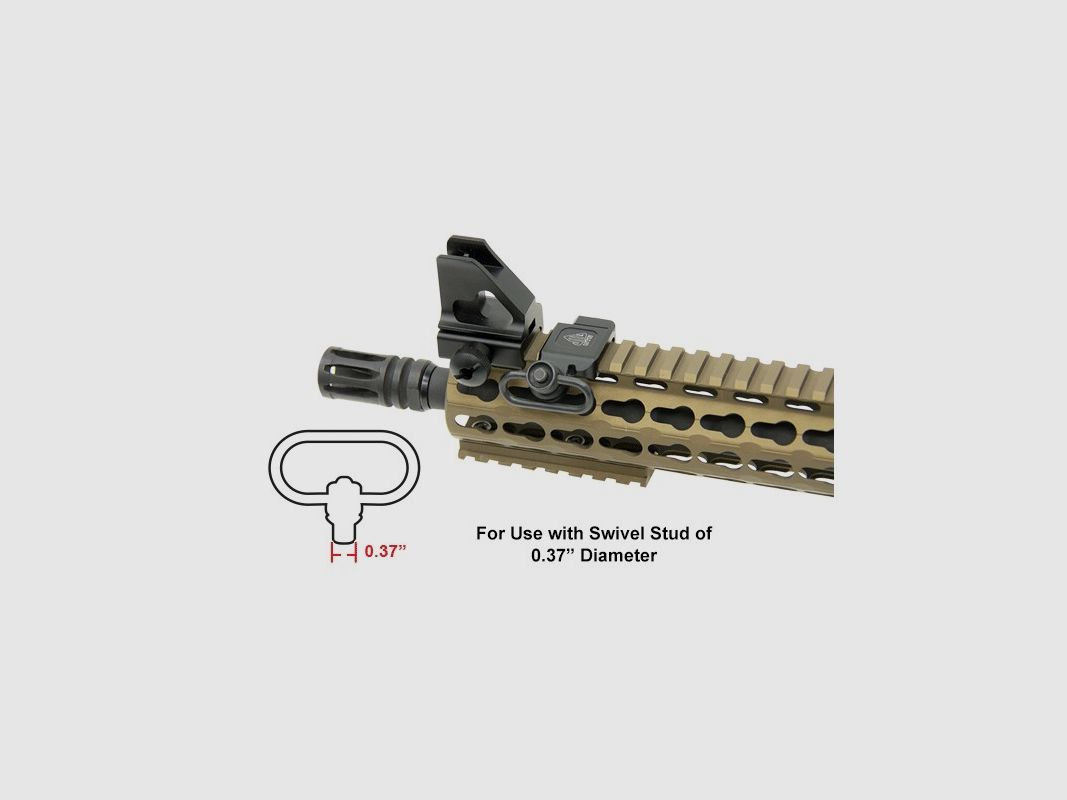 UTG LOW PROFILE PICATINNY QD ADAPTER, Bild 2 von 6