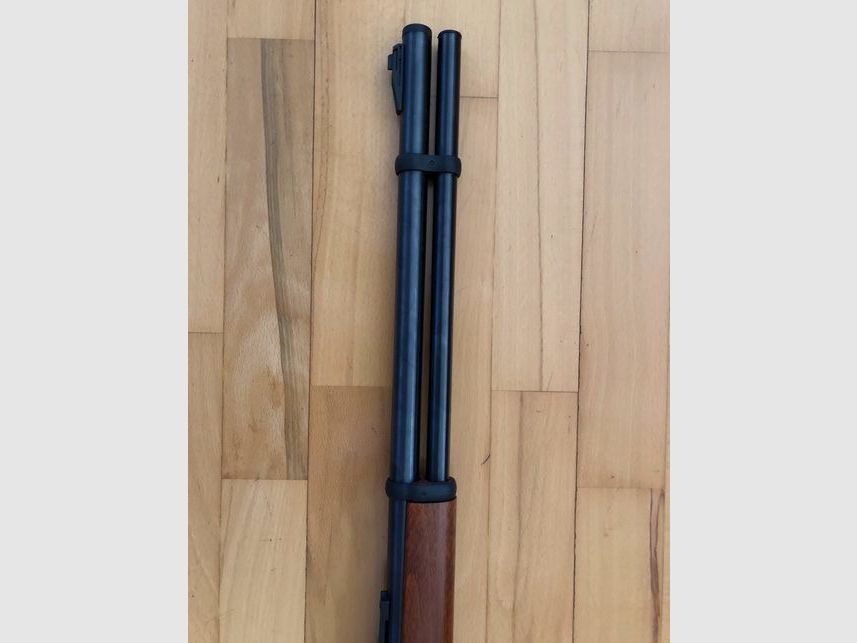 Umarex Cowboy Rifle 88g Co2 GEWEHR inkl. Magazin + 88g CO2 Patrone + eine Dose Munition schwarz braun SET