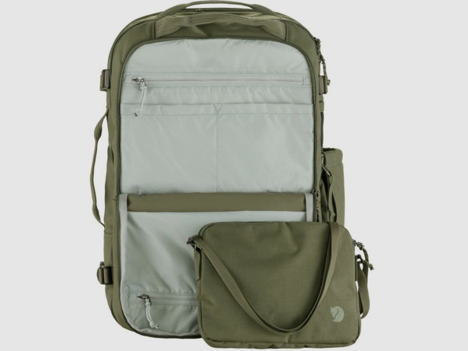 Fjällräven Sac à Dos de Voyage Färden Carry-On Pack 40L | vert, image 9 sur 12