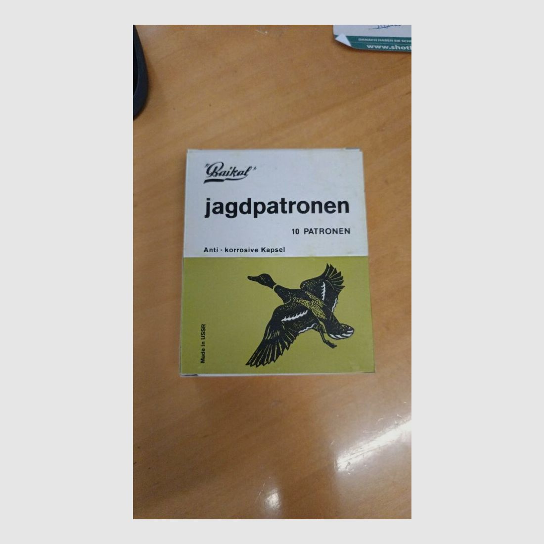 Baikal Jagdpatronen Anti Korrosive Kapsel Nr. 9