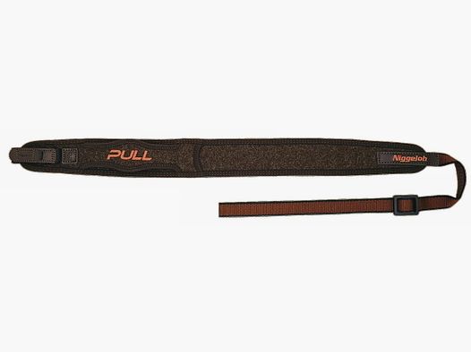 Sangle de Fusil Niggeloh PULL Classic Loden Marron avec Fermetures Rapides