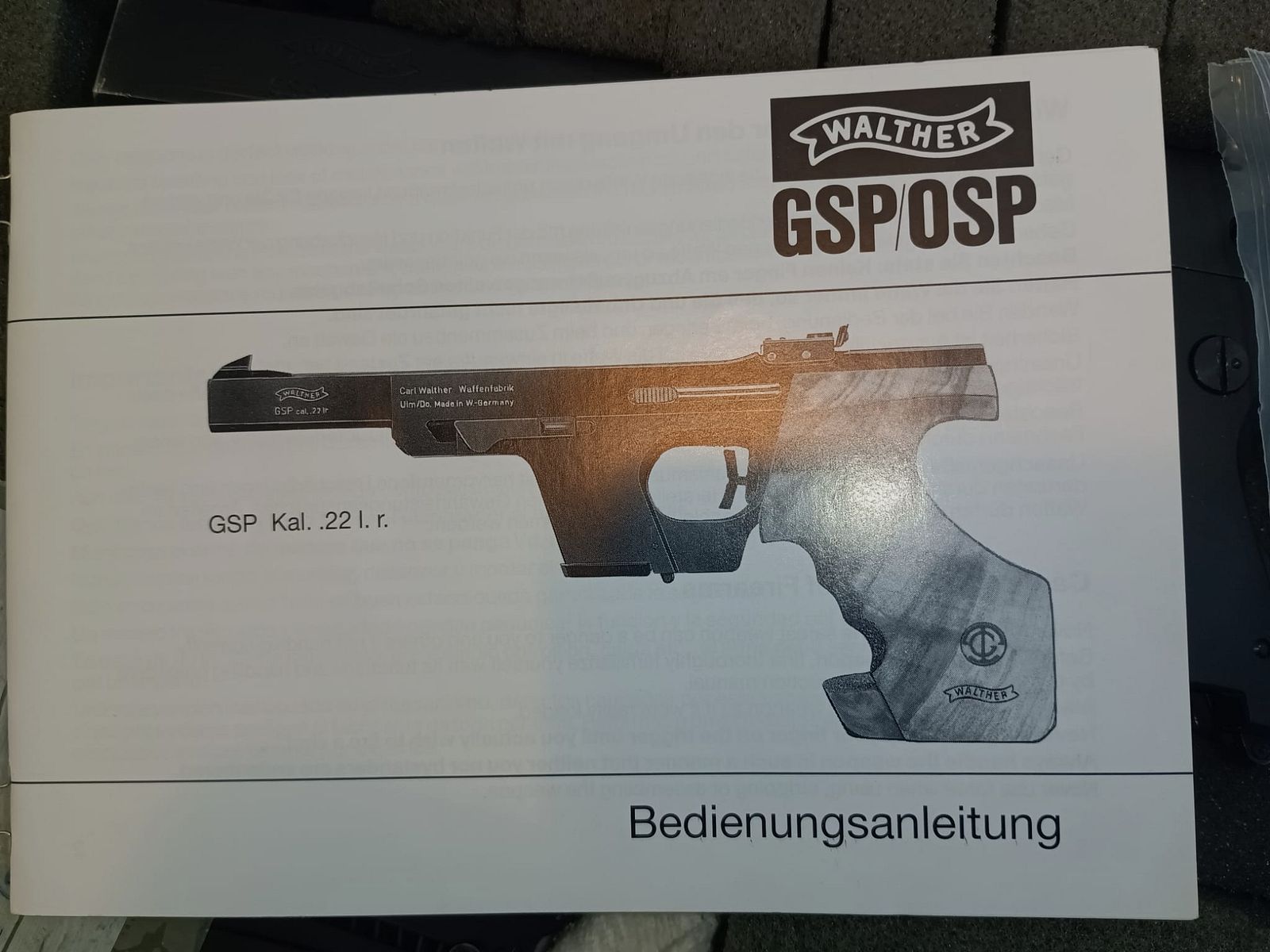 Walther GSP im cal.22 mit cal.32 WC Wechselsystem zzgl. Zubehör