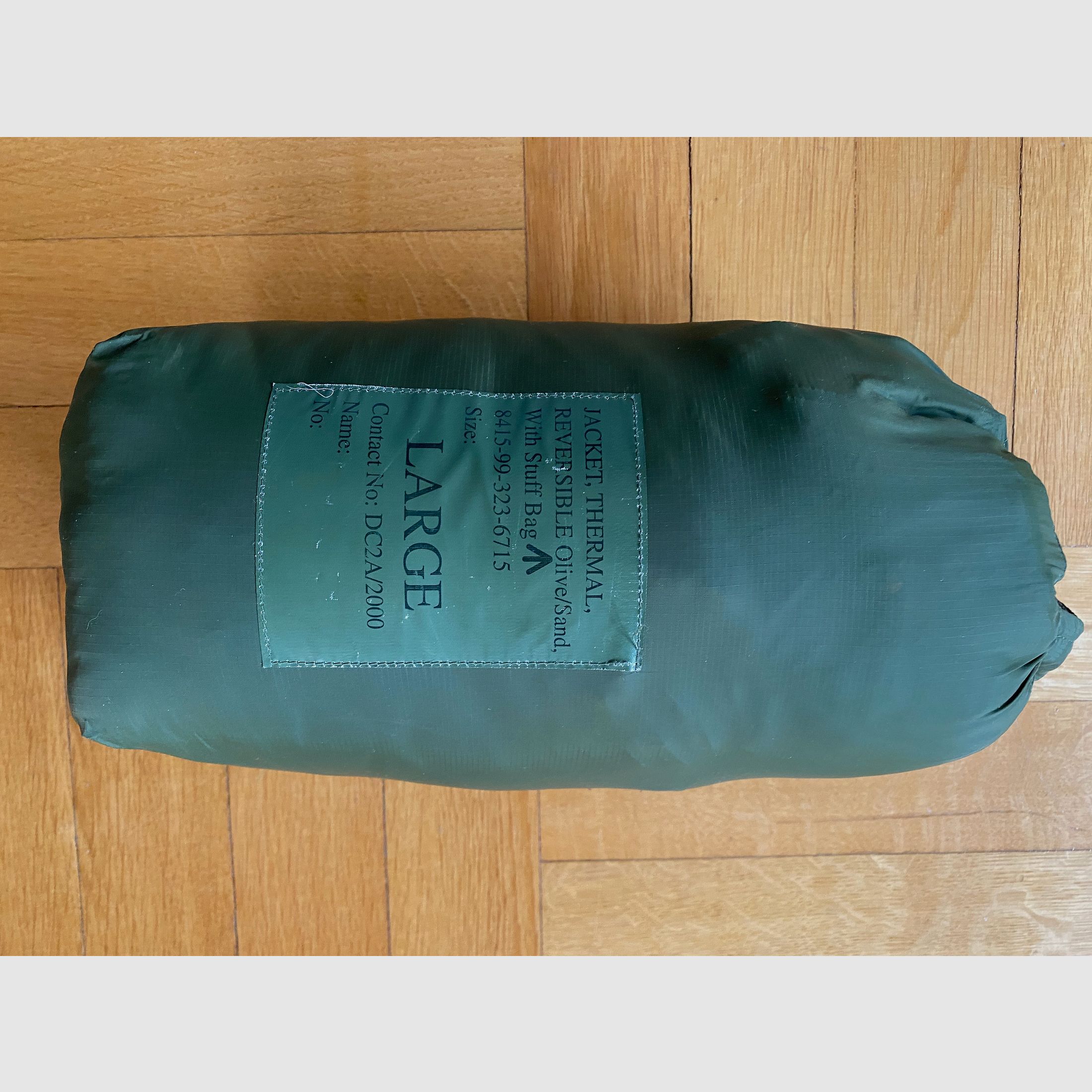 Britische Militärjacke Thermo, Wendbar