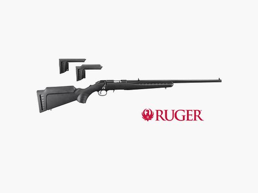 RUGER AMERICAN RIMFIRE 22LR 18" 46CM 1/2X28 NEGRO