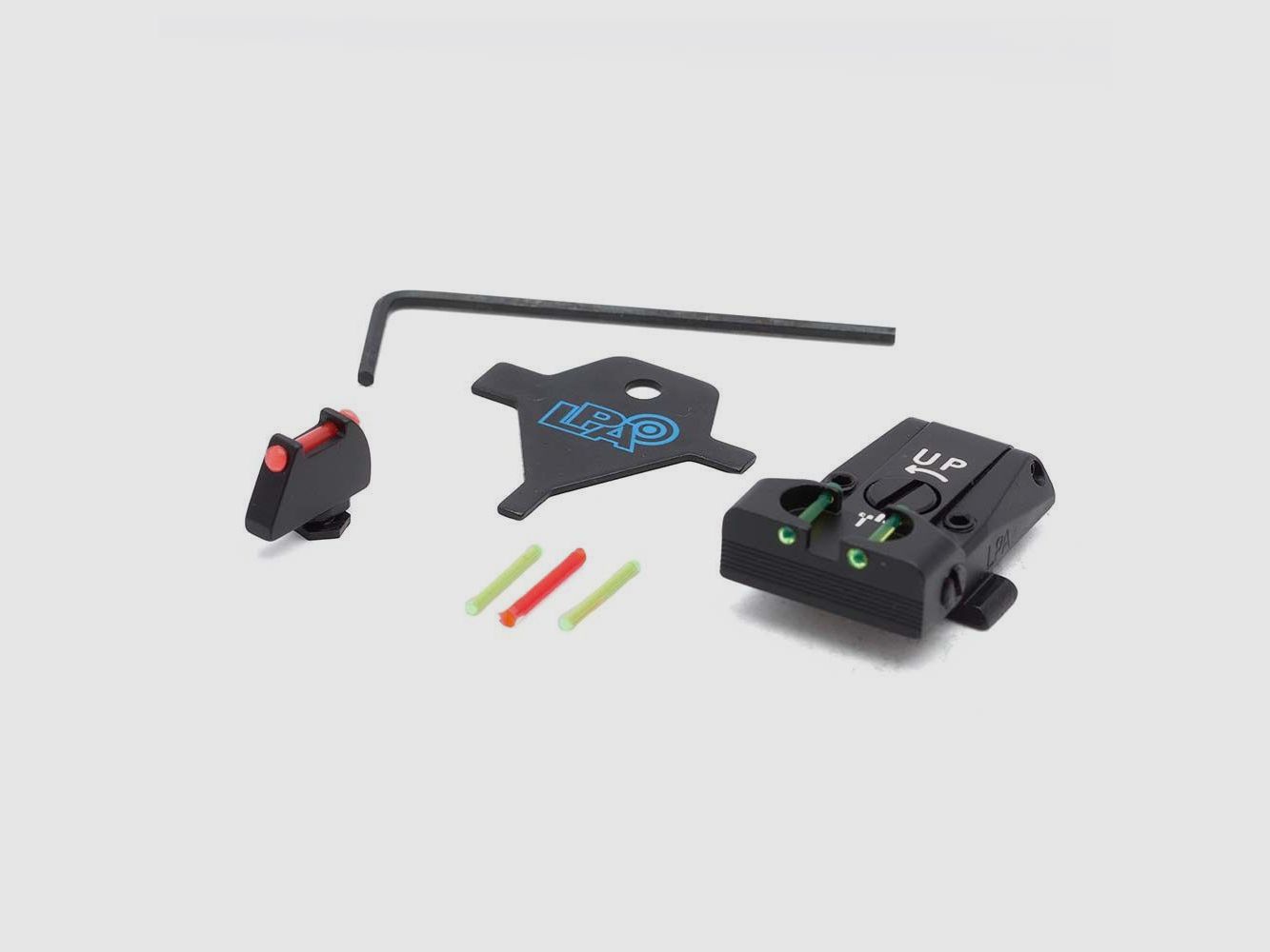 LPA TTF36GL Guidon pour GLOCK avec fibre optique, image 1 sur 3