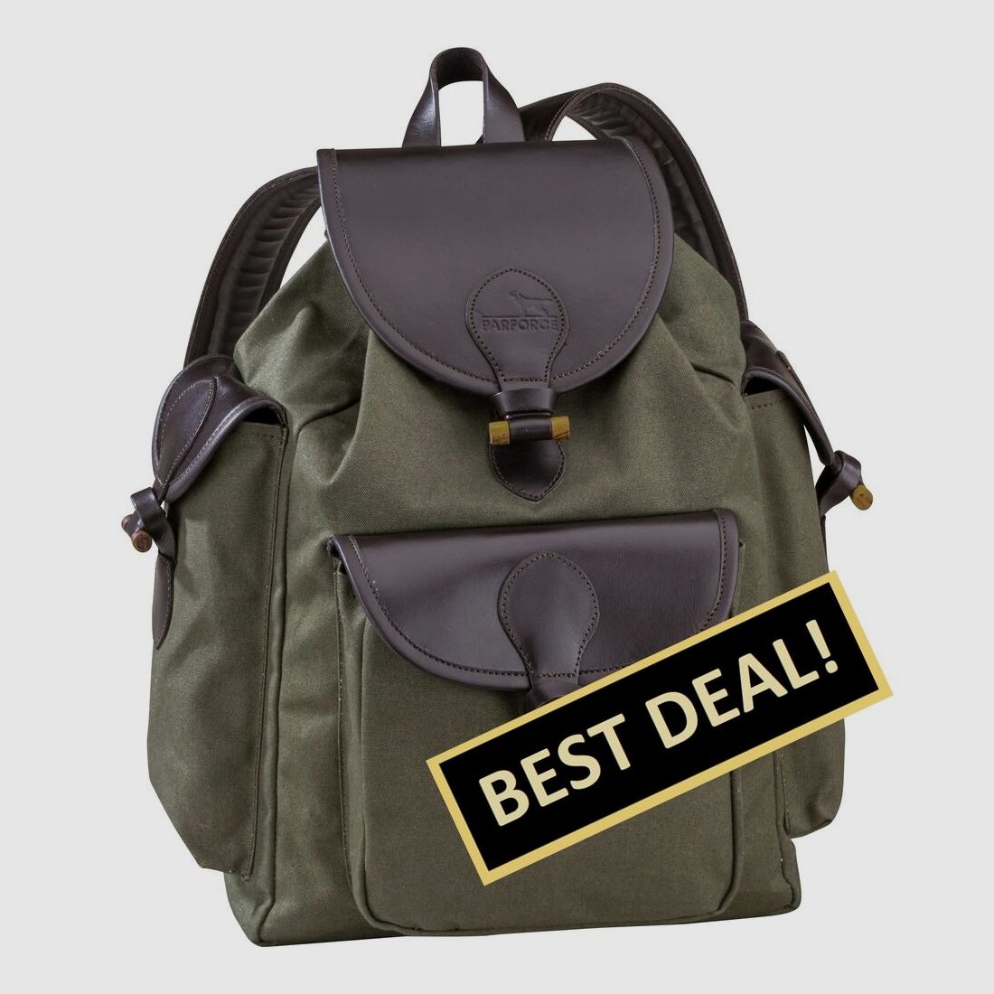 Parforce Rucksack mit Lederapplikationen