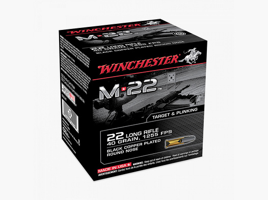 .22LR 40grs Winchester M22 CPRN 1600 Stk.