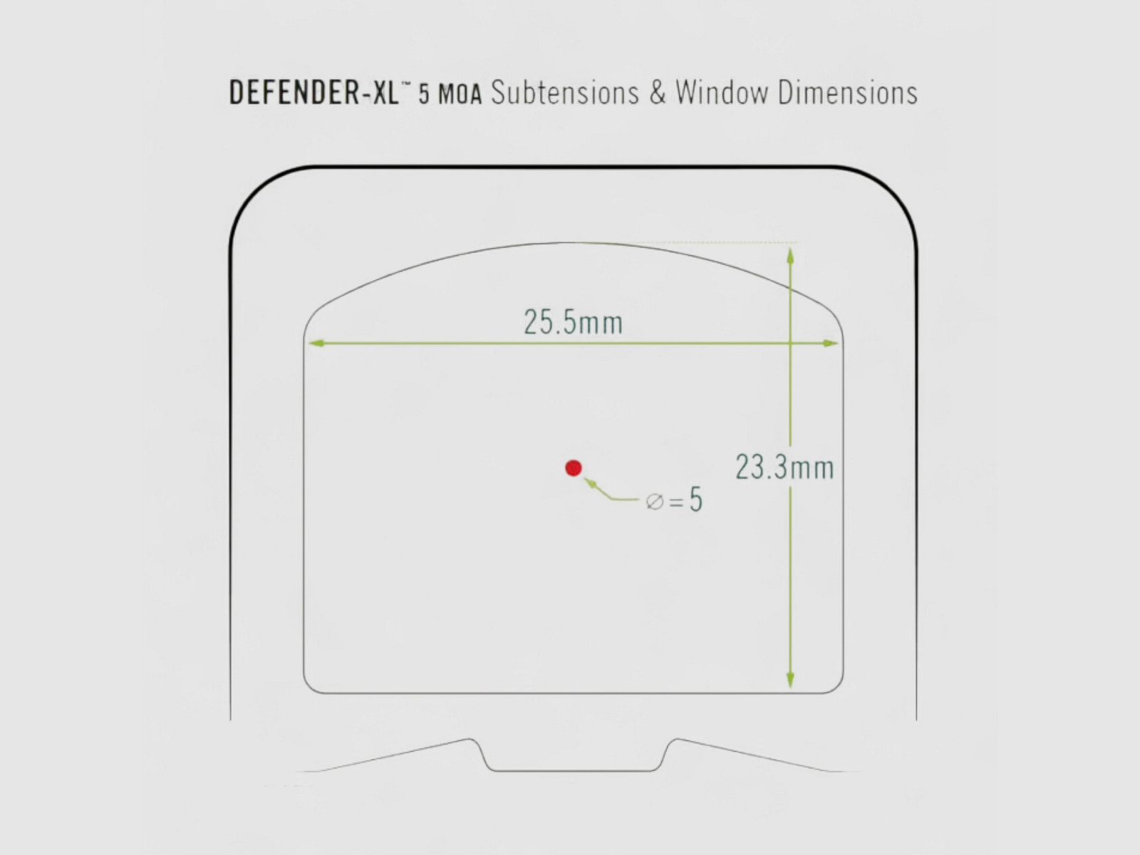 Vortex Defender XL Red Dot 5 MOA Tan