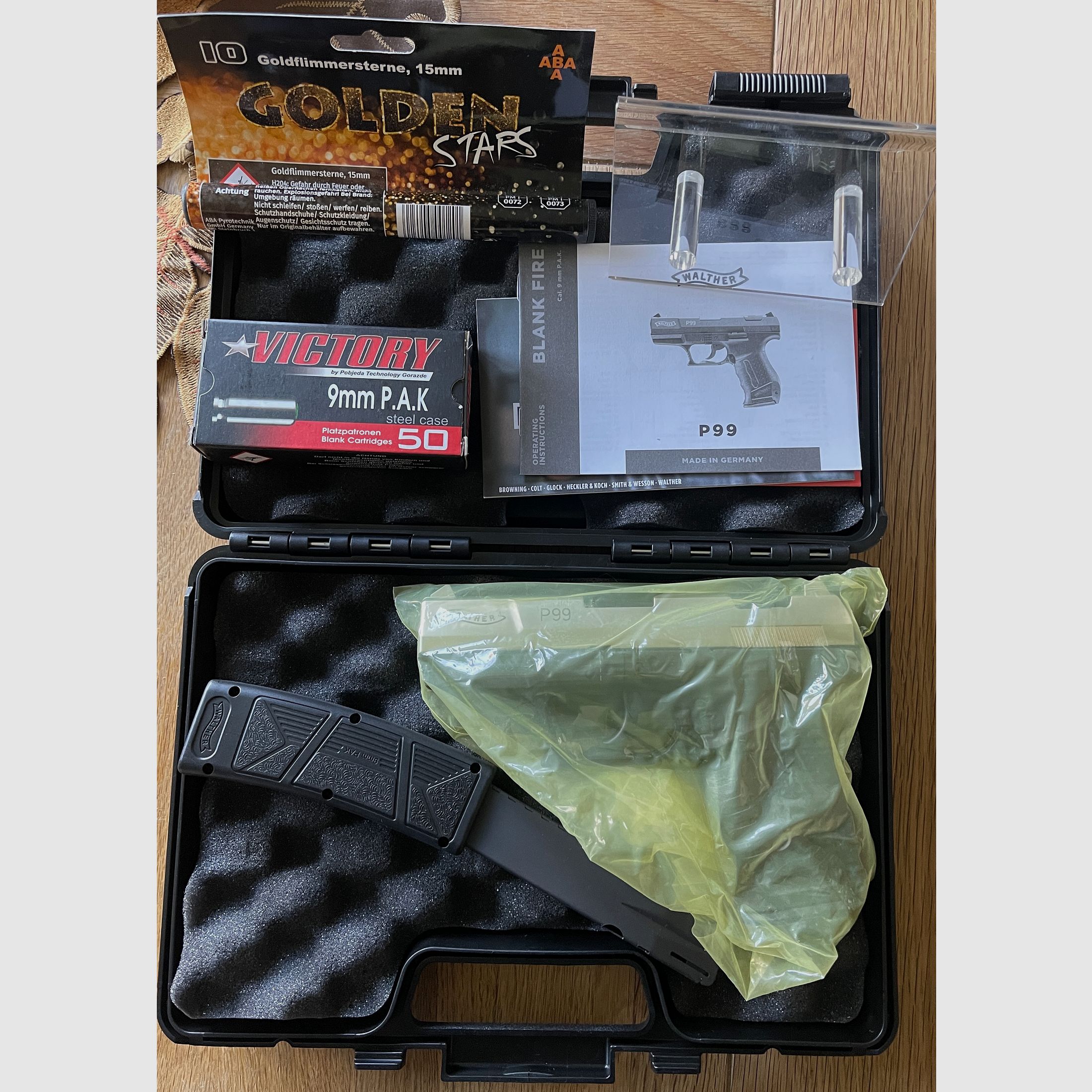 Walther P99 nickelé en set