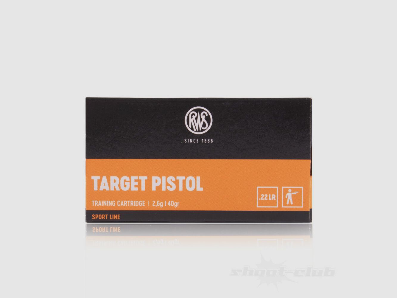 RWS Target Pistol LRN 40grs 50St .22lr