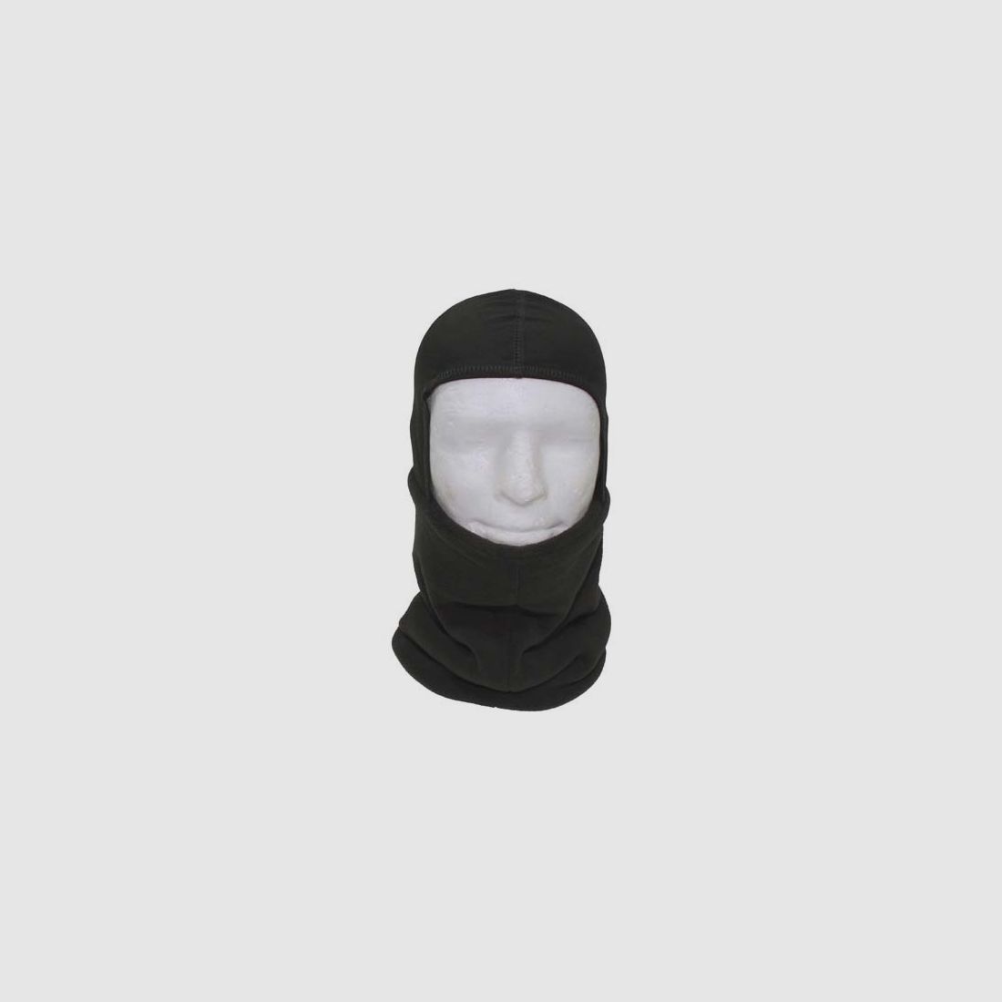 Rundschal, Fleece, oliv, mit Kopfteil
