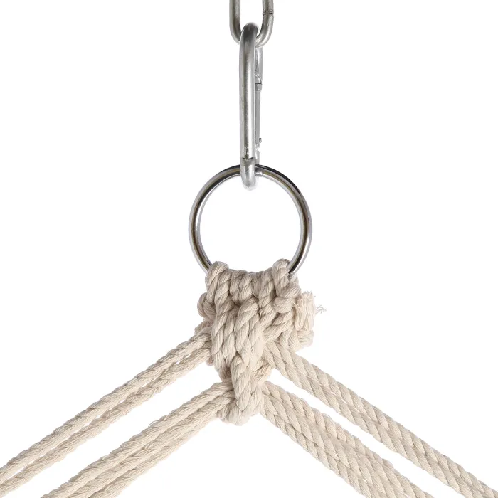 NC3101 Hanging Chair White-Blue Nils Camp, image 5 of 10