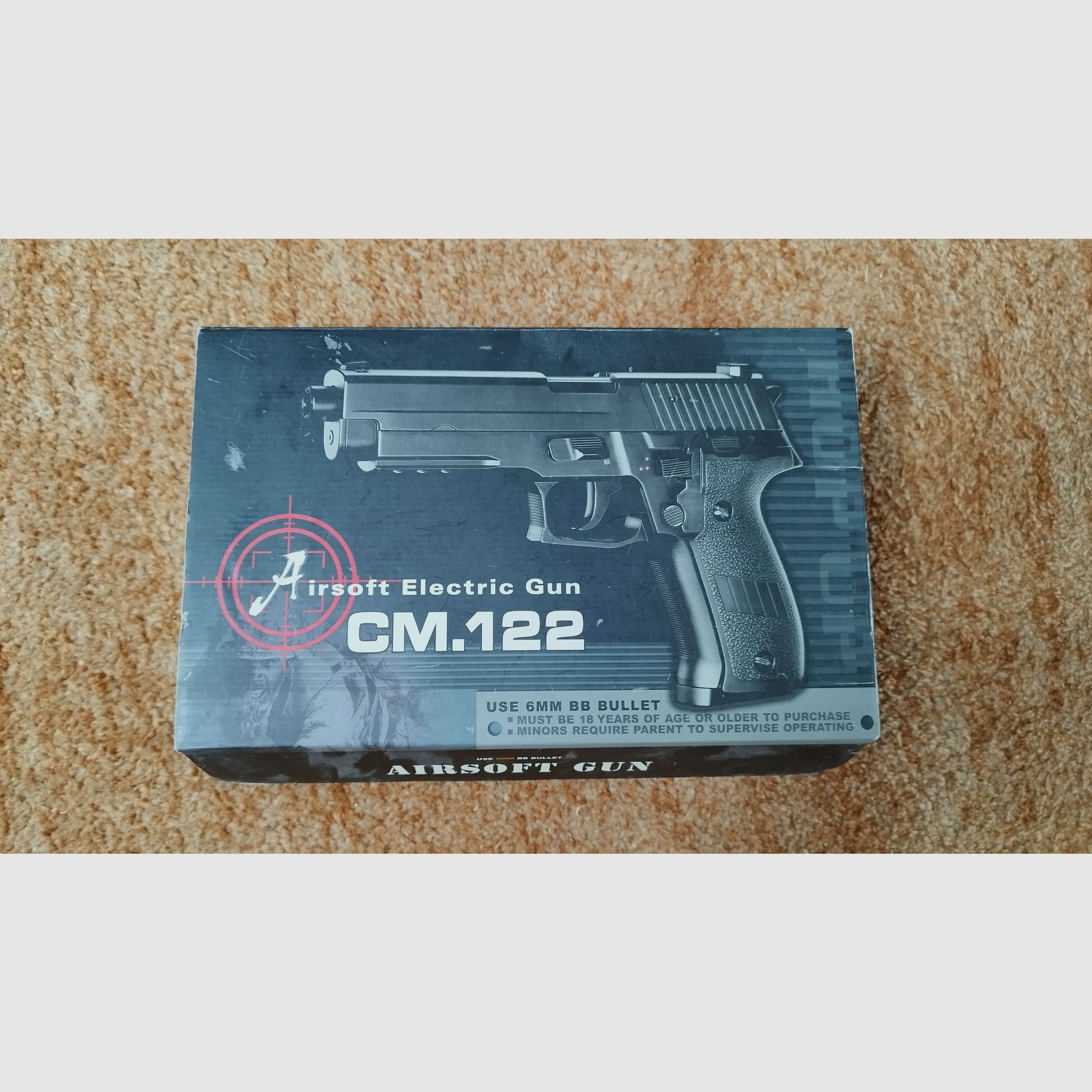 Cyma P226 Metallschlitten Komplettset AEP GSG Softair CM122 + 1 weiteres Magazin