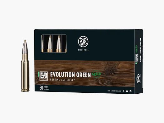 Cartucce RWS 30-06 Spring. EVOgreen