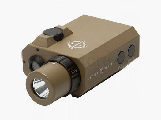 Sightmark LoPro Mini Combo Torcia & Mirino Laser Verde - Dark Earth