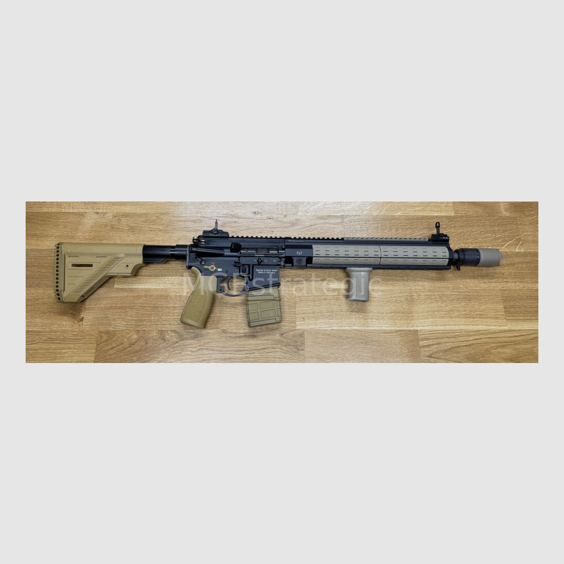 Heckler & Koch GmbH MR223 A3 Sport 14,5" MGBs speciale versie - lange handguard - QD eindplaat - handstop - blast can