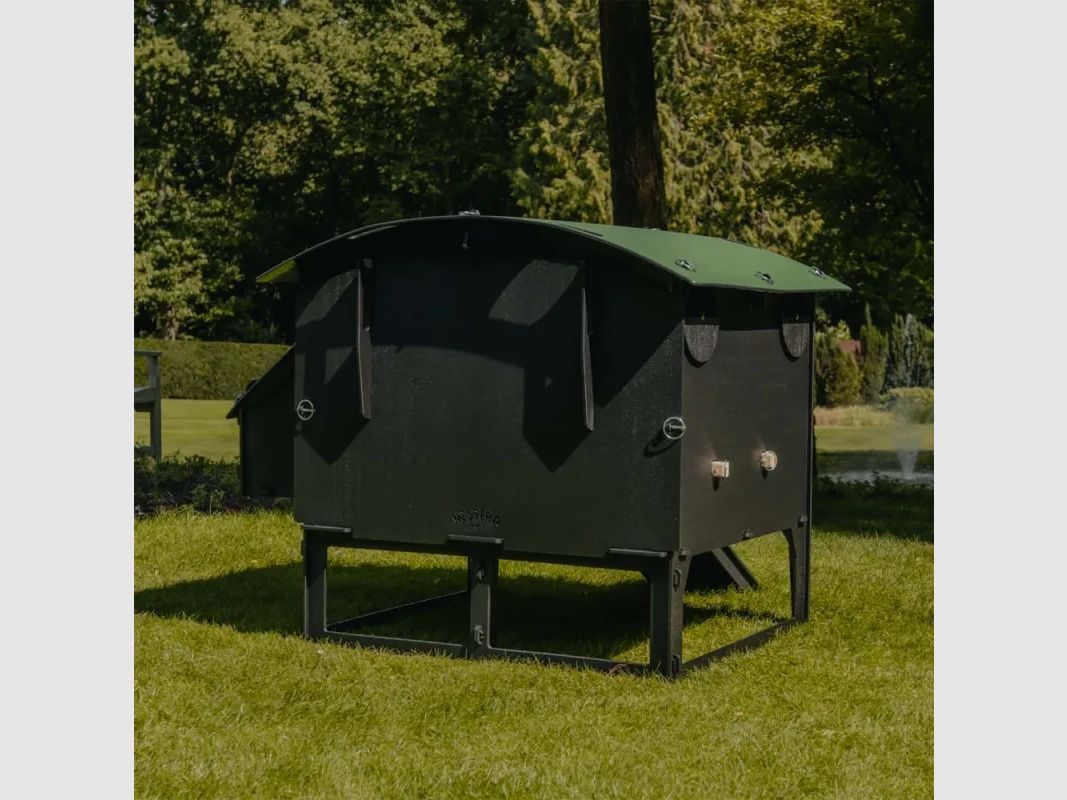 Hühnerstall auf Füßen aus recyceltem Kunststoff, für 8 Standardhühner oder 15 Zwerghühner, Bild 4 von 9