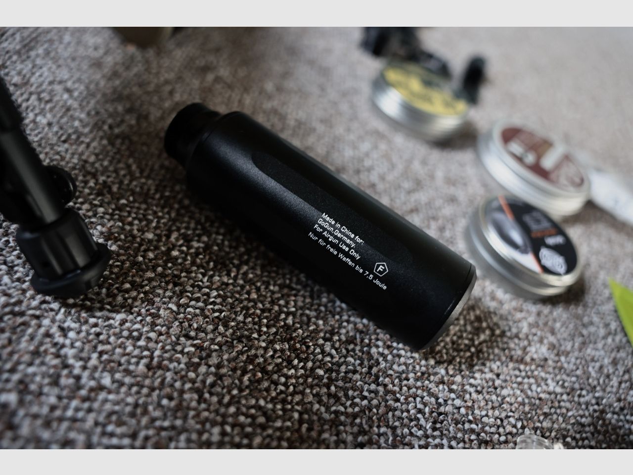 Compleet pakket: AEA HP MAX MK2 + Tanks, Bipod, Geluidsdemper & Munitie (alles ongebruikt)