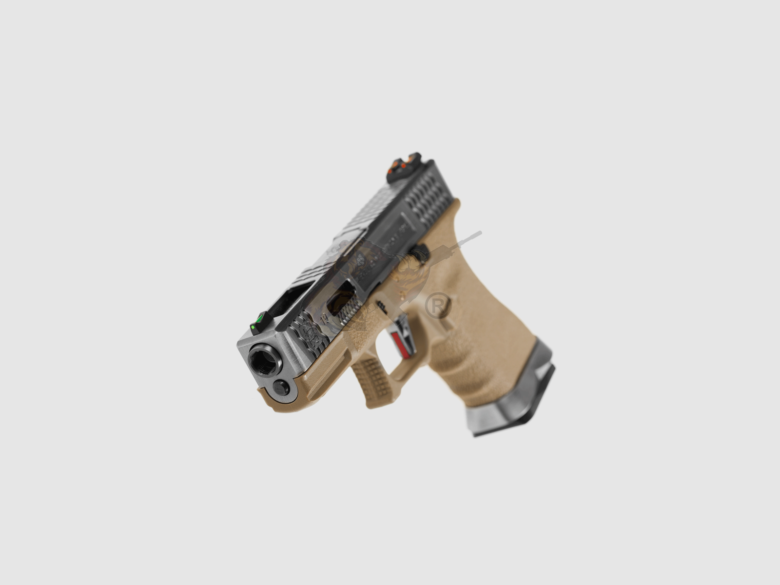 WE Custom 19 Metall Version Dual Tone Desert GBB -F-, Bild 7 von 9