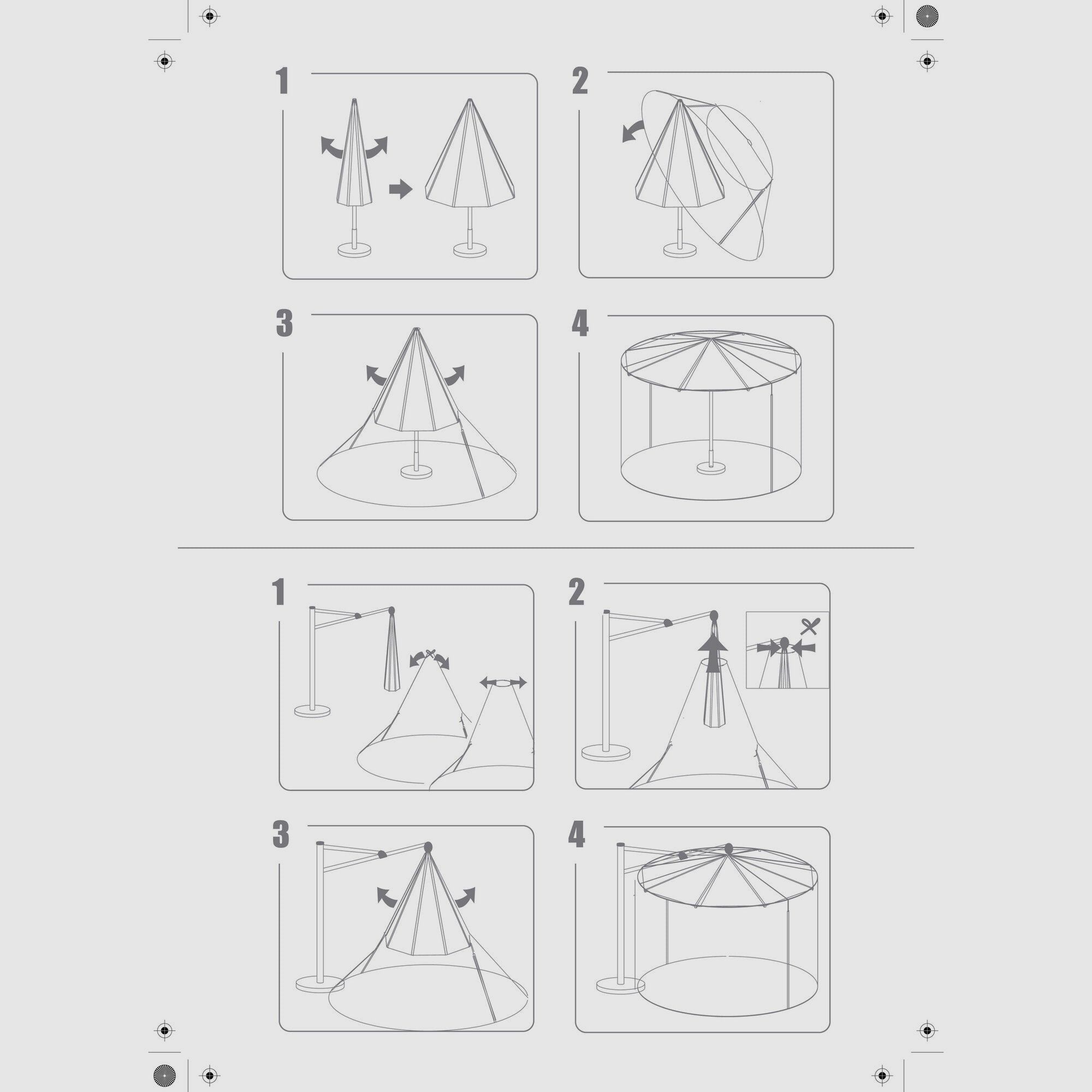 Insectenbescherming voor parasols, afbeelding 1 van 4