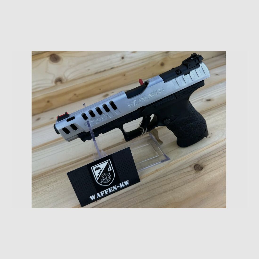 Demonstration weapon Walther semi-automatic pistol Q5 Match Champion 9x19 INT. 15R in 9mm Luger