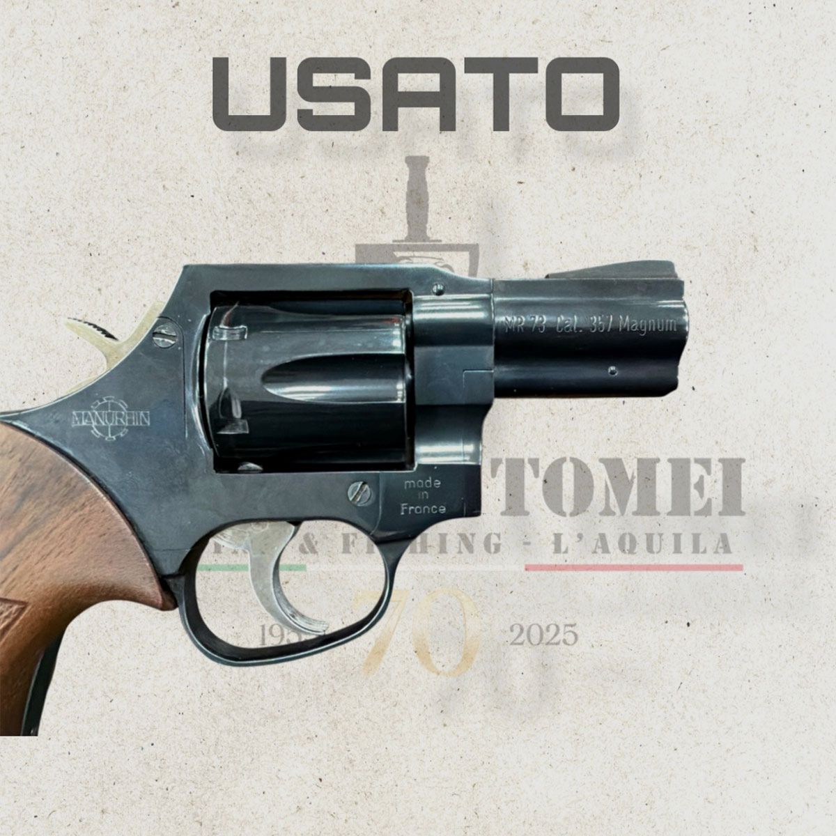 USED – REVOLVER – MANURHIN MOD. MR 73 | 2 1/2″ | cal. 357 mag, image 3 of 5