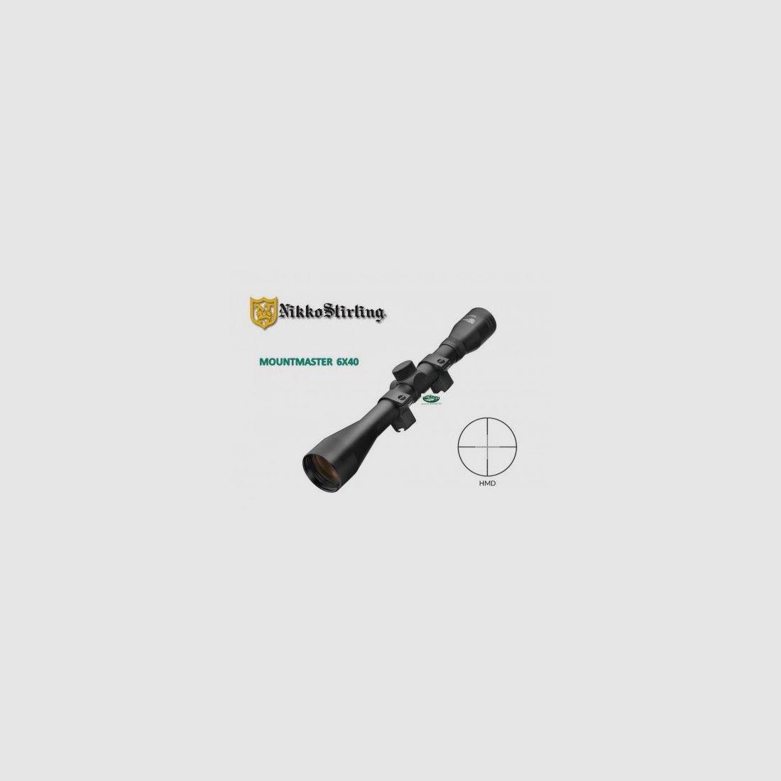 NIKKO STIRLING MOUNTMASTER 6x40 HMD mit Montage