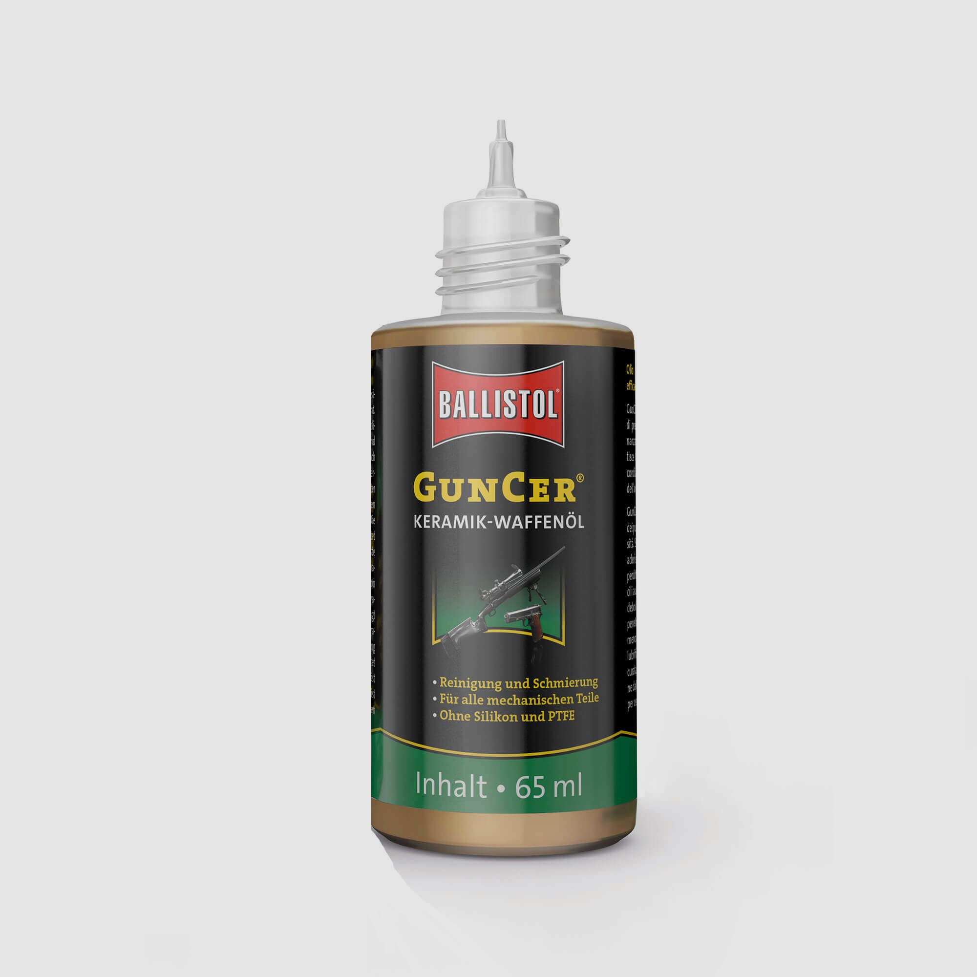 Ballistol GunCer Olio per armi in ceramica - bottiglia da 65 ml