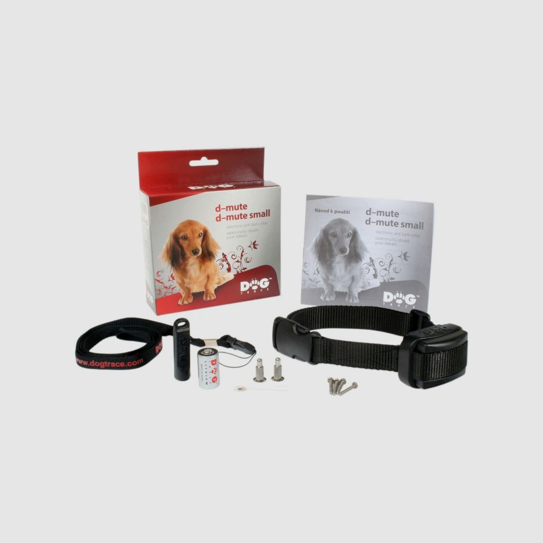 Anti-Bell-Halsband d-mute für Hunde - Dog Trace. kleine Hunde