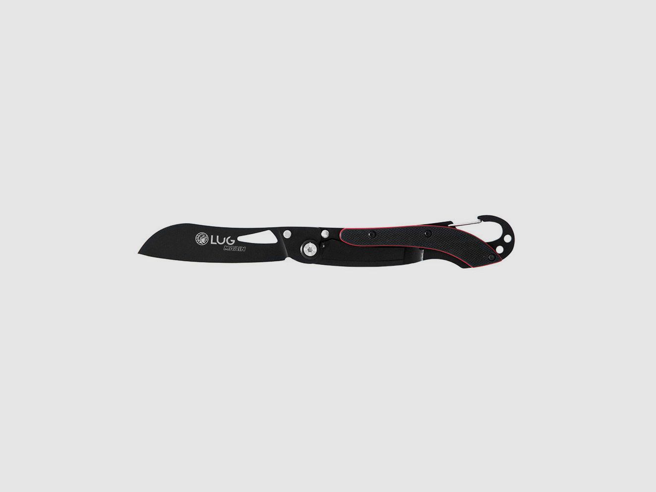 Lug SP2T Messer Schwarz/Rot 7,4 cm, Bild 3 von 4