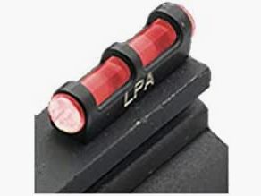 LPA Punto de mira con Base metálica para Orificio 2,6mm, Fibra Optica roja.