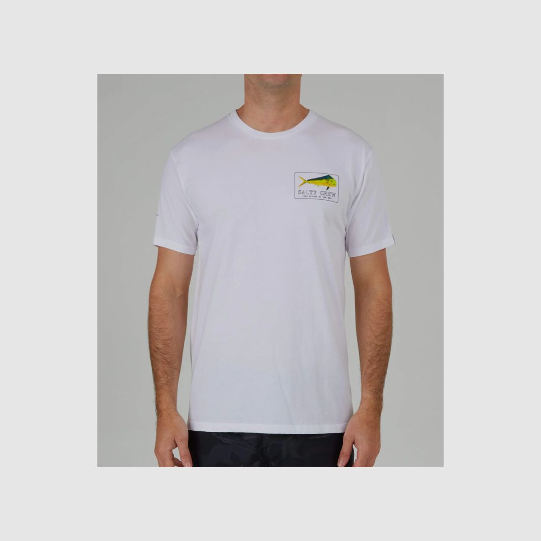 T-SHIRT SALTY CREW GOLDEN MAHI PREMIUM WHITE, image 1 sur 2