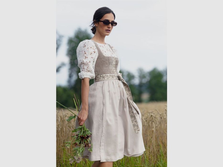 Marjo D-Dirndl Bluzka Vaterstetten 1/2 Rękaw, zdjęcie 7 z 10