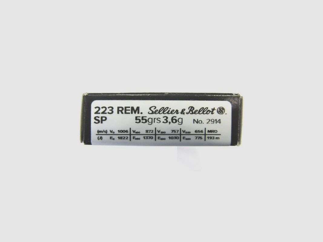 S&B CARICHE 223 REM SP CACCIA, immagine 2 di 2