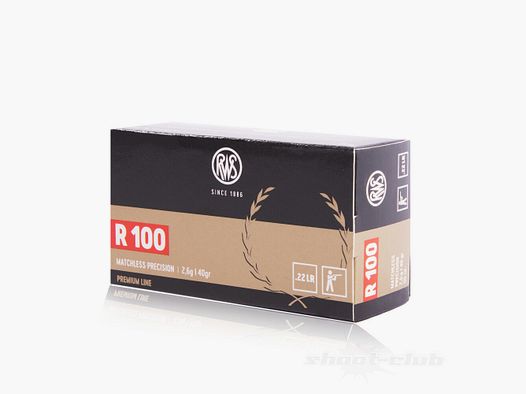 RWS R100 LRN 40grs 50pcs .22lr