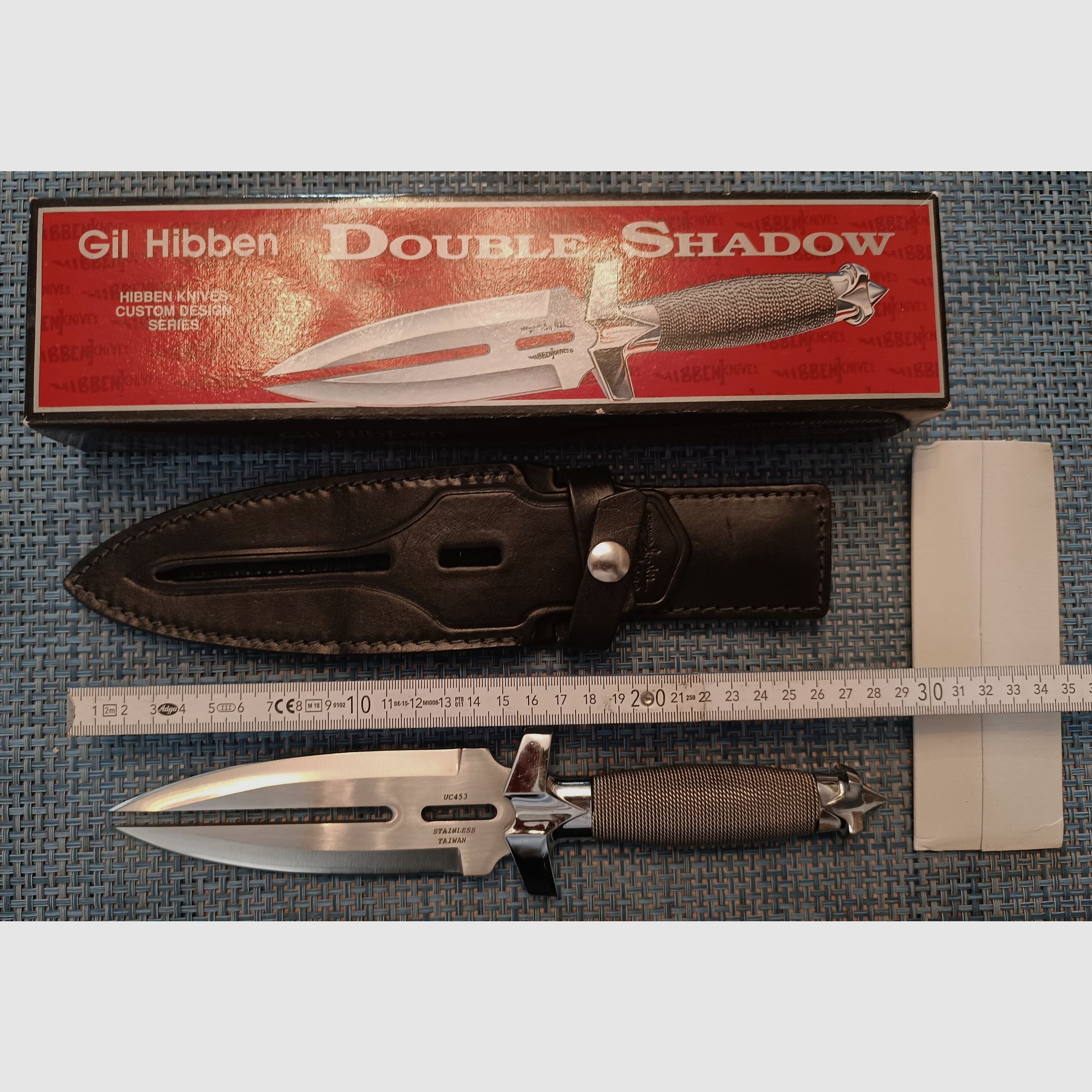 Gil Hibben Double Shadow Dubbel-Klinge Fantasy Dolk Verzamelaars