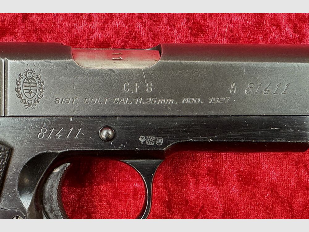 D.G.F.M. - (F.M.A.P.) Sistema Colt Modelo 1927
