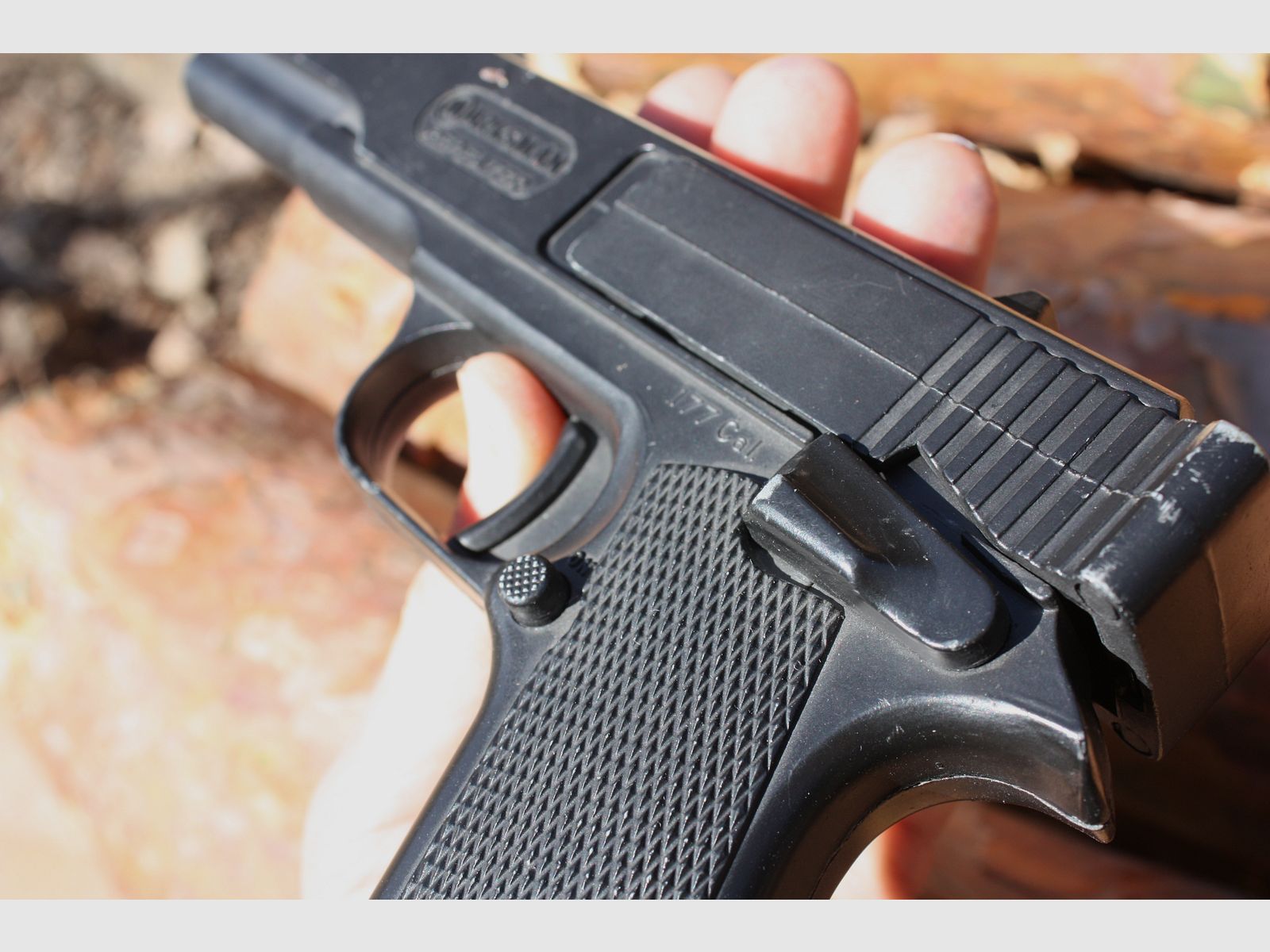 Vintage Marksman Repeater .177 (4,5 mm) Luftpistole – Los Angeles USA – Bastler -  ältere US-Produktion (1960er–1970er)