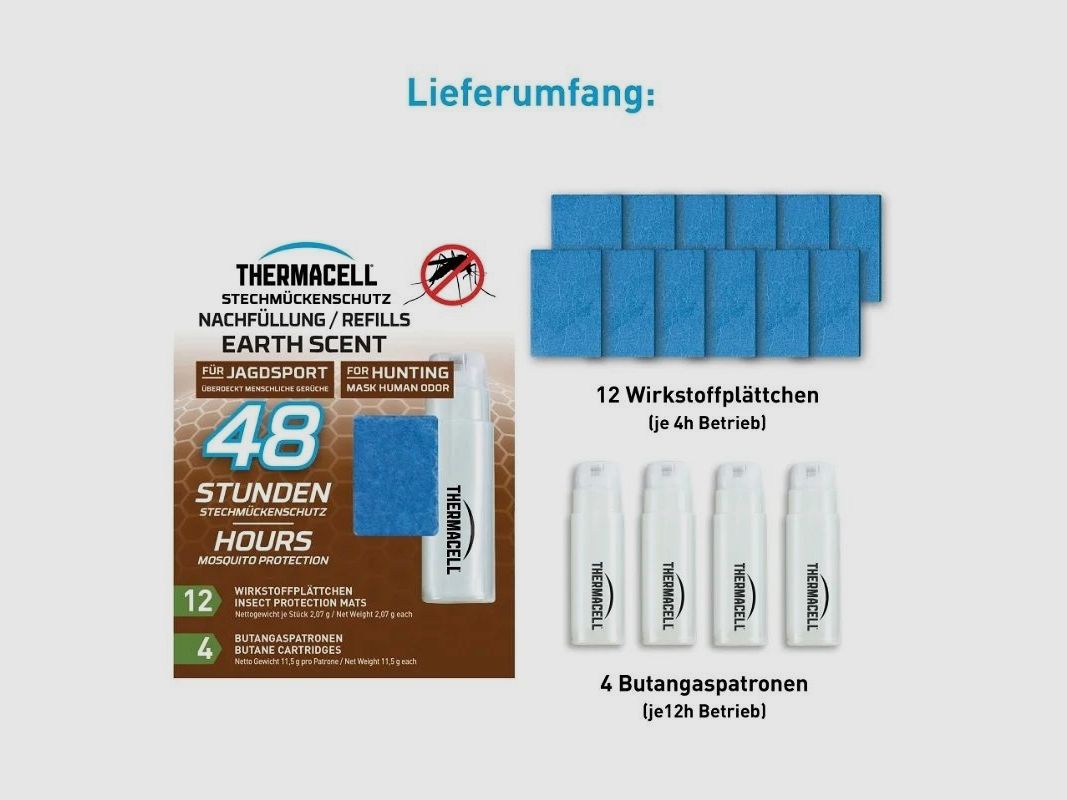 Thermacell E-4 Earth Scent Nachfüllpackung 48 Stunden