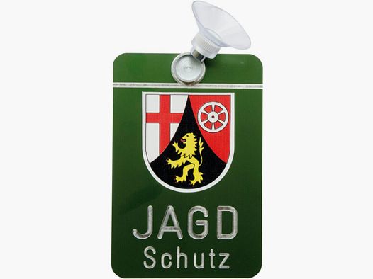 Magnet-Autoschild –  "Jagd Schutz" Schl.-Holstein