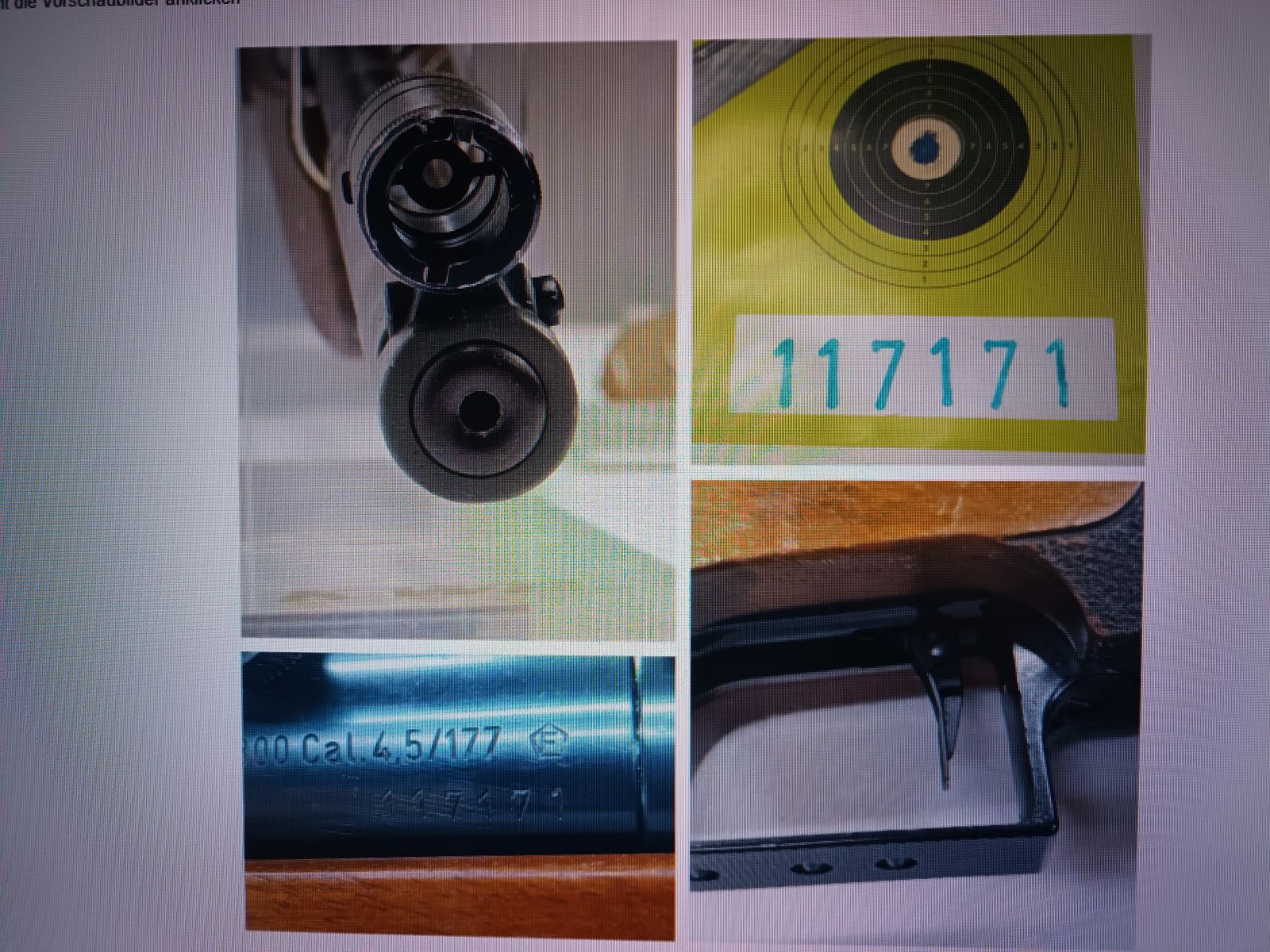 Feinwerkbau 300 SENIOR ___ MATCH air rifle + data sheet = matching numbers, image 3 of 3