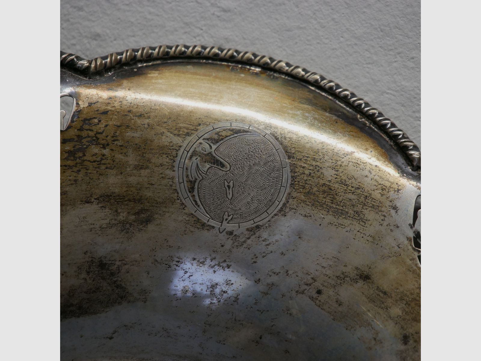 Piatto d'onore del comandante maggiore Linke del corpo ufficiali del gruppo di combattimento 806 WK II 2. WK