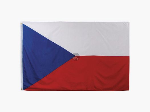 Fahne, Tschechische Republik, Polyester, 90 x 150 cm
