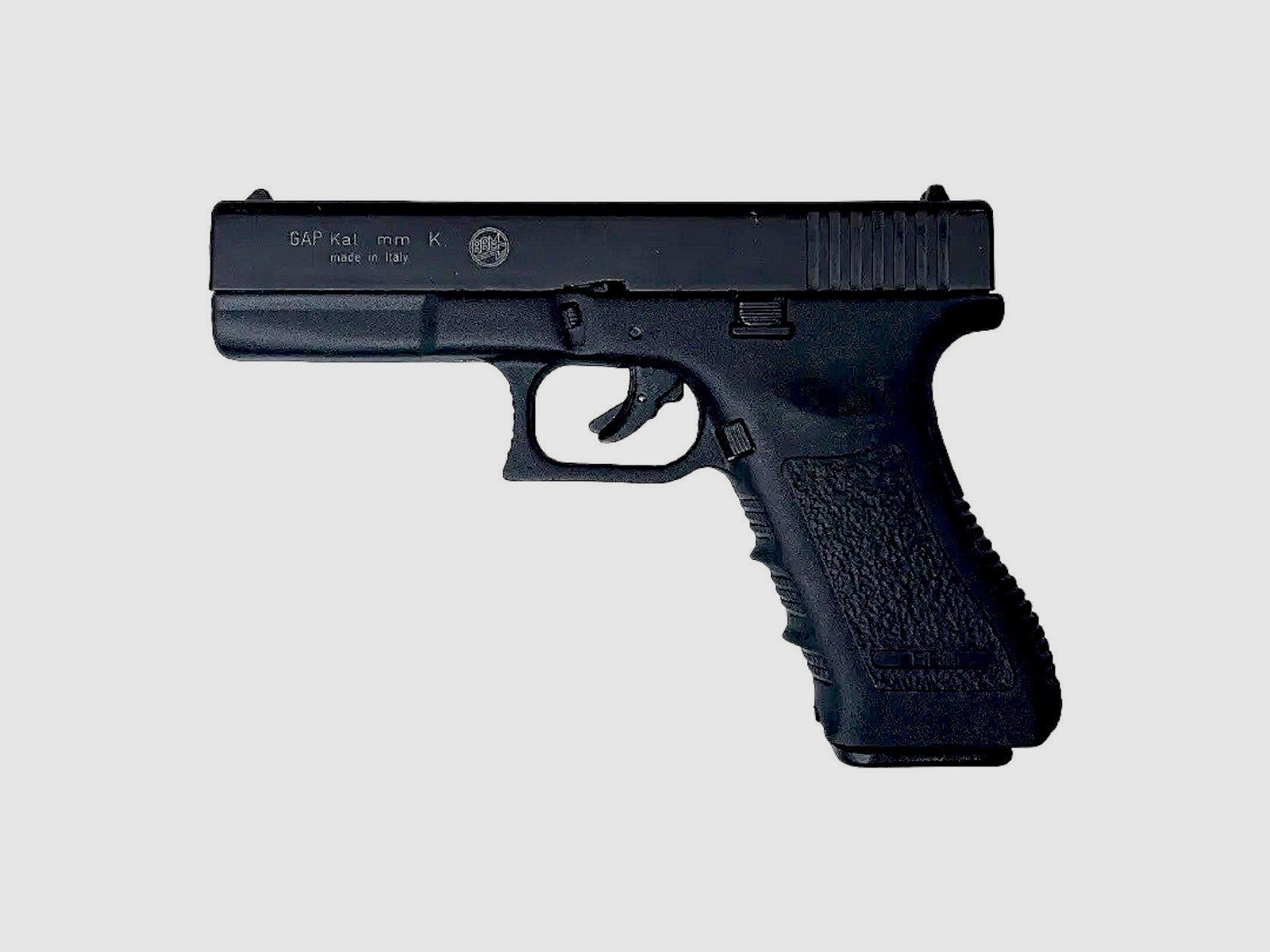 BRUNI GAP Black – 9 mm P.A.K. / Glock 17 replica / Replica – spedizione in tutta l’UE / EU-Wide Shipping