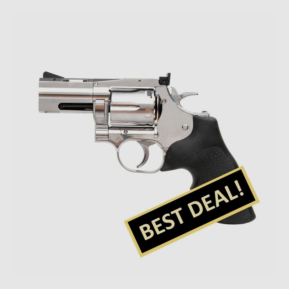 Dan Wesson 715 2,5" Argento 4,5mm BB Pressione d'Aria Co2