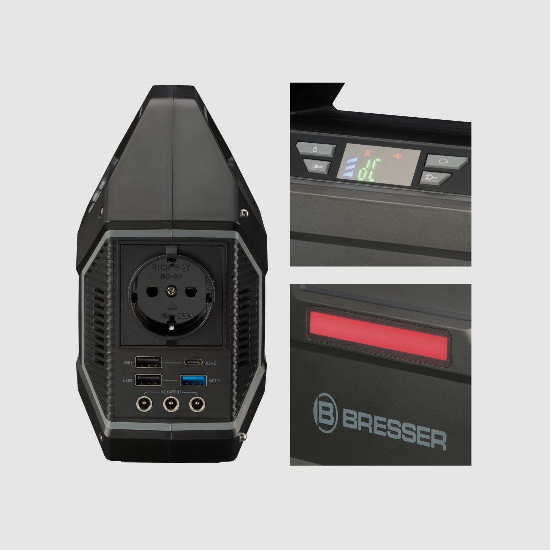 BRESSER Set tragbare Stromversorgung 100 W + mobiler Solarladegerät 40 W, Bild 4 von 19