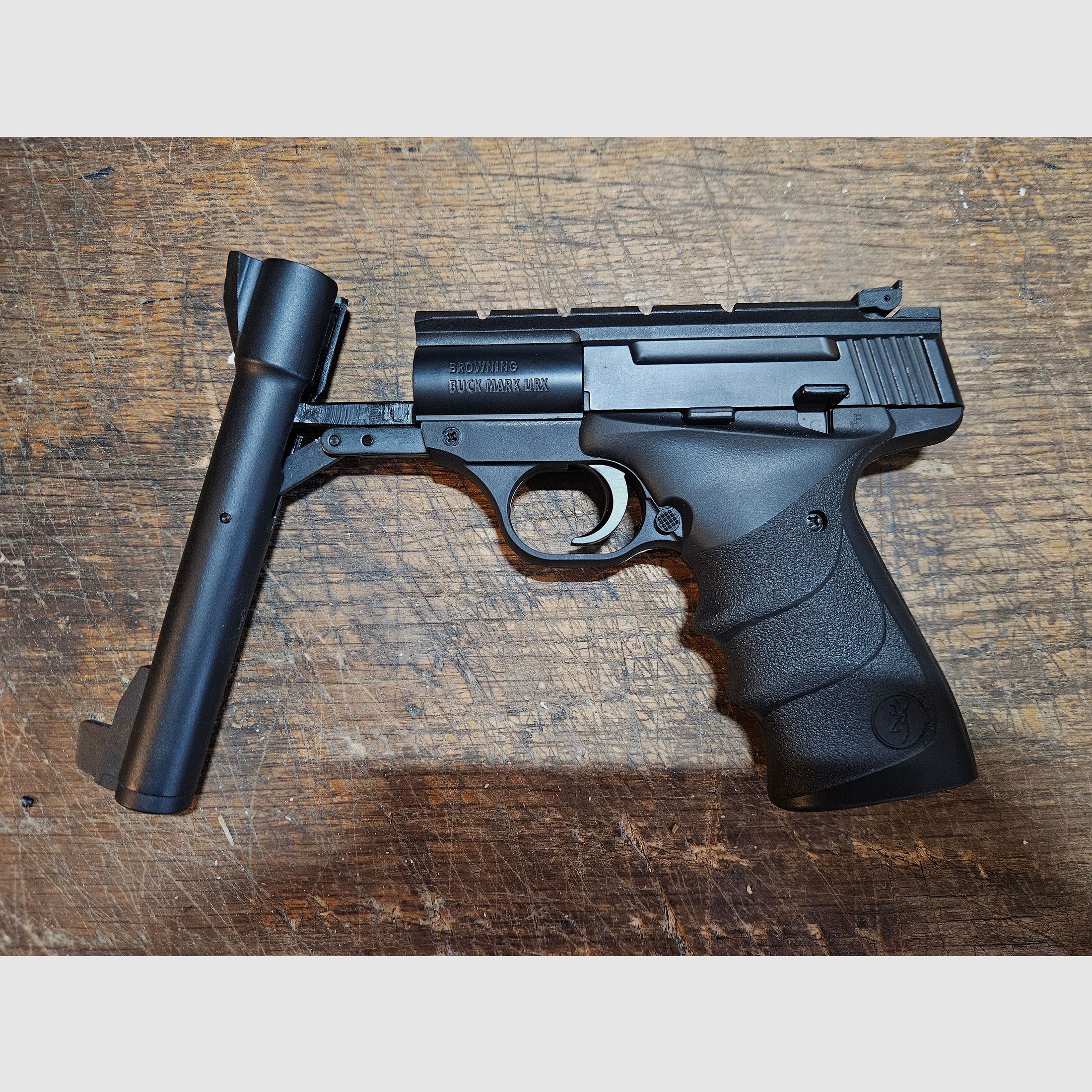 Browning Luftpistole Buck Mark URX Kaliber 4,5 mit viel Zubehör