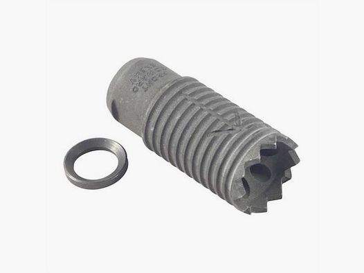 TROY INDUSTRIES CLAYMORE MUZZLE BRAKE 22 CALIBER 1/2-28 STEEL BLACK