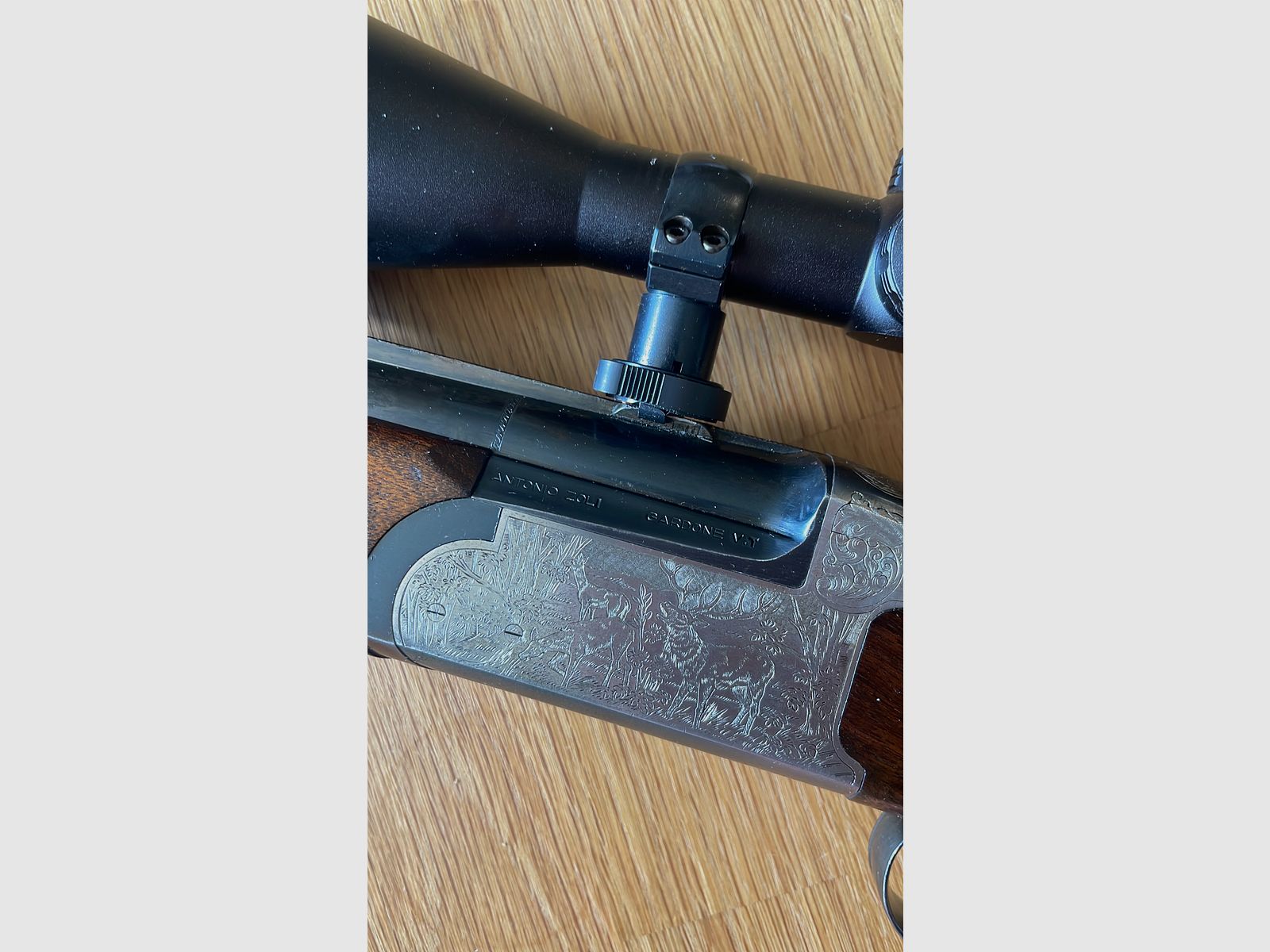 Bockbüchsflinte Antonio Zoli  7x65r  12/70  met Kahles Helia met LP