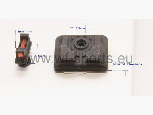 Glock 17 Wizjer z włókna optycznego Glock 17 Wizjer z włókna optycznego